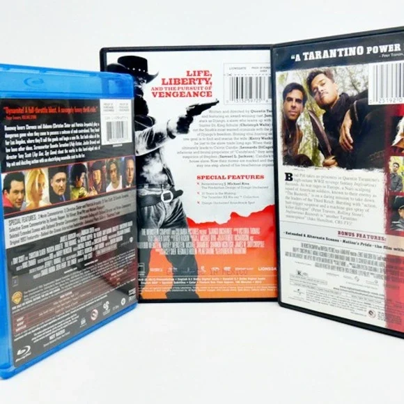 Quentin Tarantino Blu-ray DVD Lot True Romance Django Kill Bill Pulp Fiction - Picture 6 of 11
